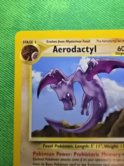 POKEMON AERODACTYL 60 HP UNLIMITED NEO REVELATION 15/64 RARE NEAR MINT - Image 2