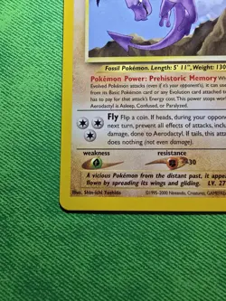 POKEMON AERODACTYL 60 HP UNLIMITED NEO REVELATION 15/64 RARE NEAR MINT - Image 5