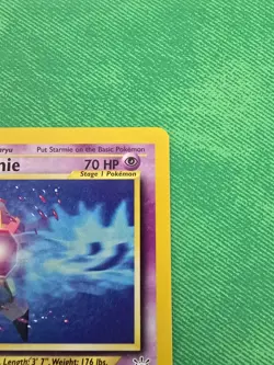 2001 POKEMON TCG NEO REVELATION 25/64 STARMIE UNLIMITED NON-HOLO RARE NEAR MINT - Image 3