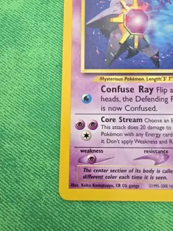2001 POKEMON TCG NEO REVELATION 25/64 STARMIE UNLIMITED NON-HOLO RARE NEAR MINT - Image 5
