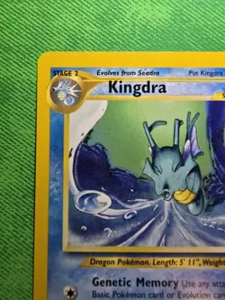2001 POKEMON TCG NEO REVELATION 19/64 KINGDRA UNLIMITED NON-HOLO RARE NEAR MINT - Image 2