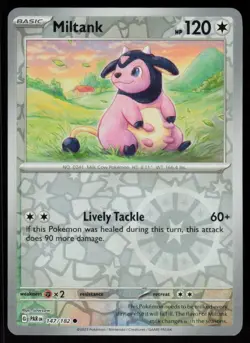 Miltank 147/182 Common Paradox Rift Pokemon Reverse Holo Near Mint - Image 1