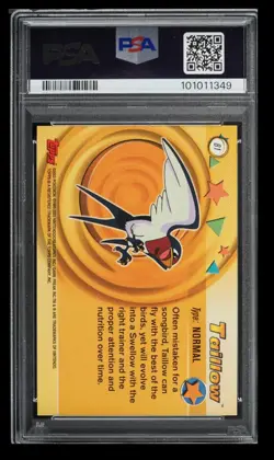 2003 Pokemon Topps Advanced Taillow PSA 10 English #81 - Image 2