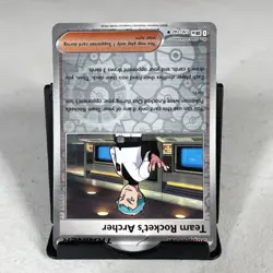 Team Rocket's Archer 170/182 Uncommon Destined Rivals Pokemon Reverse Holo NM - Image 2