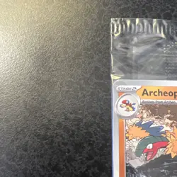 2025 Pokemon Fossil Museum Exclusive Promo Archeops 051/086 Stamped New Sealed - Image 2