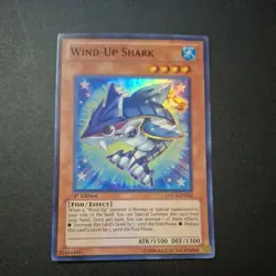 Yugioh Wind-Up Shark ORCS-EN0982 1ST ED SUPER NM - Image 1