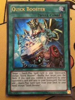 Yu-Gi-Oh! TCG - Quick Booster - CBLZ-EN065 - Ultra Rare, 1st Ed. - Image 1