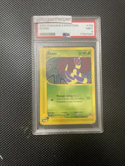 Pokemon 2002 Expedition Ekans #108/165 Psa 9 - Image 1