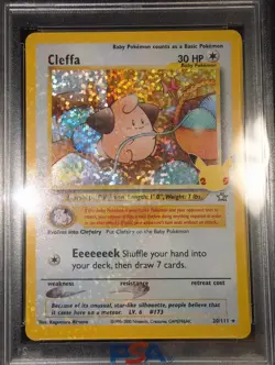 Pokemon Cleffa 20/111 Celebrations Classic Holo Bleed PSA 10 GEM MINT - Image 1