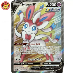 Sylveon V S6a 082/069 SR FA Full Art Eevee Heroes Pokemon TCG Indonesia - Image 1