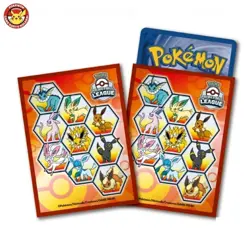 Premier Ball League Sleeve Eeveelution Art Pokemon TCG Accessories Limited Ed - Image 1