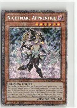 Yugioh Nightmare Apprentice MP25-EN004 Starlight Rare NM 1st Ed - Image 1