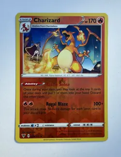 Pokemon Vivid Voltage Charizard 025/185 Reverse Holo NM - Image 1