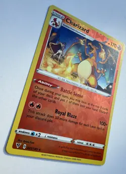 Pokemon Vivid Voltage Charizard 025/185 Reverse Holo NM - Image 2