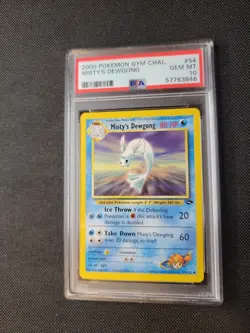 2000 Pokemon Gym Challenge 54 Misty's Dewgong PSA 10 WoTC - Image 1