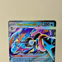 Pokemon TCG Mega Greninja ex NM - 022/086 - ME04: Chaos Rising English FAST SHIP - Image 2