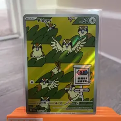 Pidgey 207/197 Pokemon TCG SV03: Obsidian Flames Illustration Rare Near Mint - Image 1
