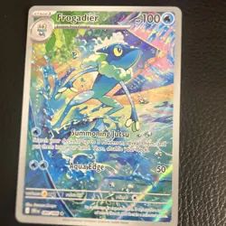 Pokemon TCG The Pokemon Company Frogadier Full Art Rare 089/086 Holo Water 2016 - Image 2