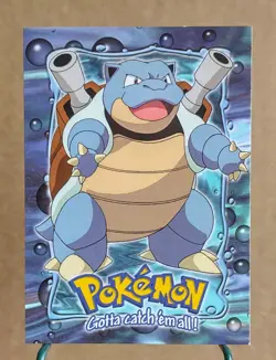 1999 Pokemon Topps The First Movie Evolution Blastoise #E9 of 12 - Image 1