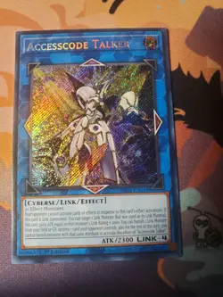 ACCESSCODE TALKER 1ST EDITION SECRET RARE RA02-EN044 NM YUGIOH! - Image 1