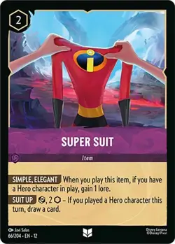 Super Suit 66/204 COLD FOIL Wilds Unknown Disney Lorcana - Image 1
