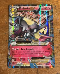 Pokemon M Mawile EX Mega Promo Holo Card XY104 XY Twin Grapple 190 LP-MP - Image 1