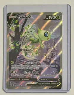 Celebi V Alt Art 245/264 Fusion Strike Secret Rare Pokemon Card NM - Image 1