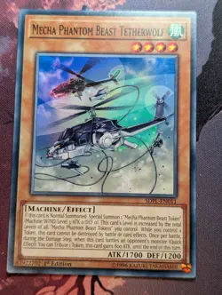 Mecha Phantom Beast Tetherwolf - Common SDPL-EN011 Yugioh Card - Image 1
