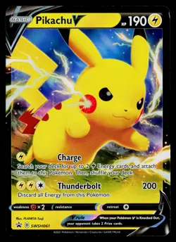 SWSH: Sword & Shield Promo Cards #SWSH061 Pikachu V - Image 1