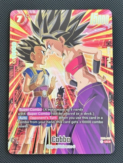 Cabba FB01-007 1st Anniversary Promo Alternate Art Dragon Ball Card Fusion World - Image 1