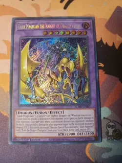 Yugioh! Dark Magician the Knight of Dragon Magic - BLMR-EN001 - Secret Rare - Image 1