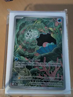 Clamperl – 195/182 – Destined Rivals – Illustration Rare – NM Pokemon Card - Image 1