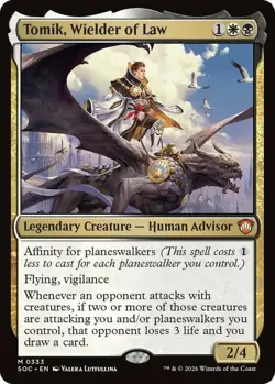 MTG Tomik, Wielder of Law, NM-Mint, English Commander: Secrets of Strixhaven - Image 1