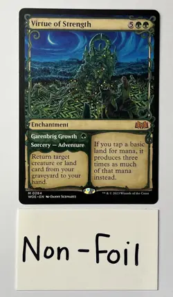 MTG Virtue of Strength (Showcase) - 284 / English / LP - Image 1