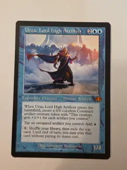 Urza, Lord High Artificer - MTG - Retro Frame - Dominaria Remastered - #296 - NM - Image 1