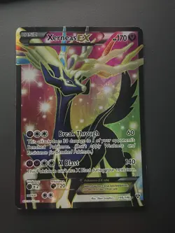 Pokemon TCG Xerneas EX Full Art Holo Card 146/146 XY Series - Image 1