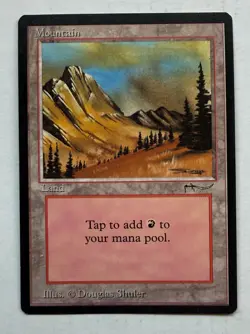 MTG (Magic the Gathering)-Arabian Nights-Mountain-NM-Free Shipping! - Image 3