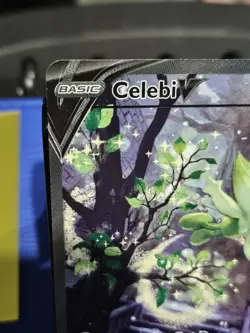 Pokemon TCG Celebi v 245/264 Fusion Strike Alternate Art Rare Holo Card NM/M - Image 2