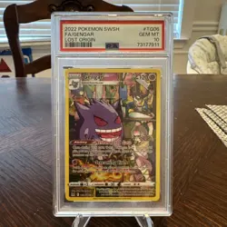 2022 Pokemon SWSH Lost Origin Gengar Trainer Gallery #TG06/TG30 PSA 10 GEM MINT - Image 1