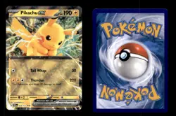 PIKACHU EX 028/131 DOUBLE RARE PRISMATIC EVOLUTIONS POKEMON HOLO NM/M - Image 3