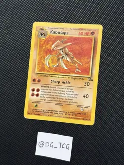 Pokemon WOTC Fossil Set - Kabutops - 24/62 - Unlimited Ed -Non Holo RARE - NM/LP - Image 4