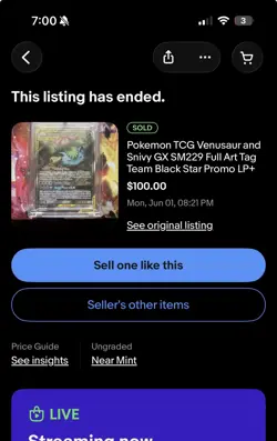 Pokemon Venusaur and Snivy GX SM229 Tag Team Promo ✨🔥SHIPS FAST💨+FREE GIFT🎁 - Image 2