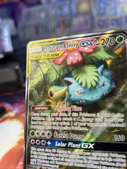 Pokemon Venusaur and Snivy GX SM229 Tag Team Promo ✨🔥SHIPS FAST💨+FREE GIFT🎁 - Image 4