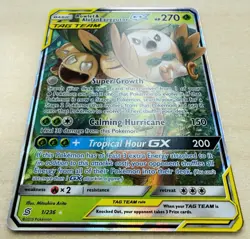 Rowlet & Alolan Exeggutor GX 1/236 SM Unified Pokemon TCG NM - GEM 10 Candidate! - Image 2