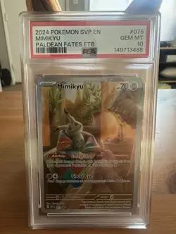 Pokemon TCG Mimikyu Scarlet & Violet Promo Psa 10 - Image 1