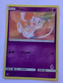 Pokemon Hidden Fates Mew 32/68 Rare NM - Image 1