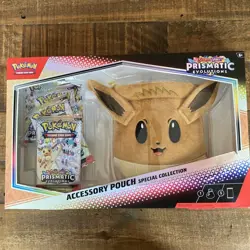 Pokemon SV8.5 Prismatic Evolutions Accessory Pouch Collection (box torn) - Image 1