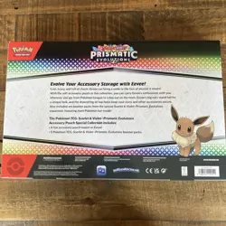 Pokemon SV8.5 Prismatic Evolutions Accessory Pouch Collection (box torn) - Image 2