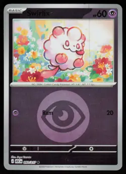 Swirlix (Energy Symbol) 093/217 Holo Ascended Heroes Pokemon Reverse Holo NM - Image 1