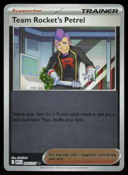 Team Rocket's Petrel 207/217 Uncommon Ascended Heroes Pokemon Reverse Holo NM - Image 1